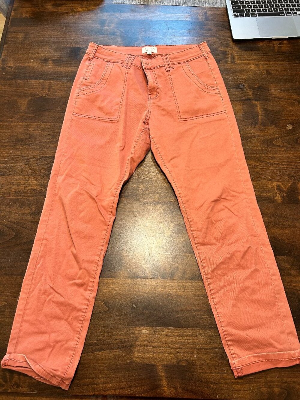 Pilcro Brownish-Red Jeans